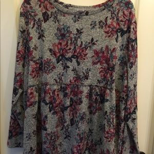 Maternity baby doll top